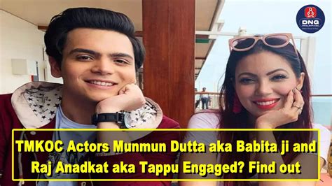 Tmkoc Actors Munmun Dutta Aka Babita Ji And Raj Anadkat Aka