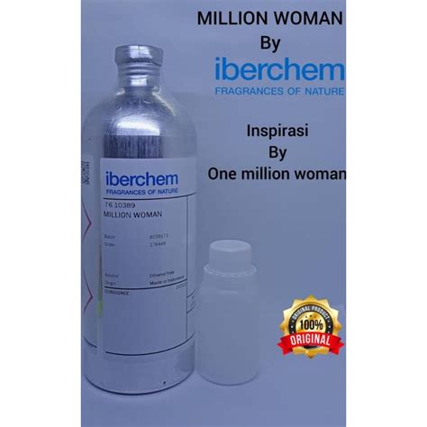 Jual MILLION WOMAN BY IBERCHEM BIBIT MURNI KEMASAN REPACK 100ML