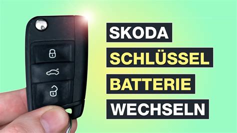 Skoda Schl Ssel Batterie Wechseln So Geht S Richtig Testventure Youtube