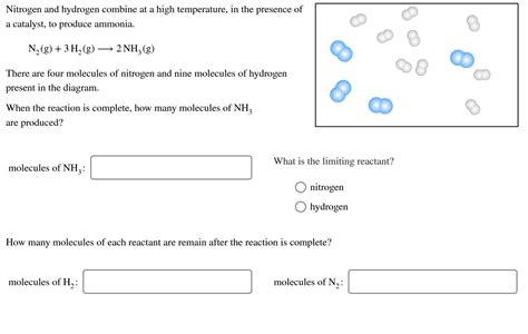 Answered Nitrogen And Hydrogen Combine At A High Bartleby