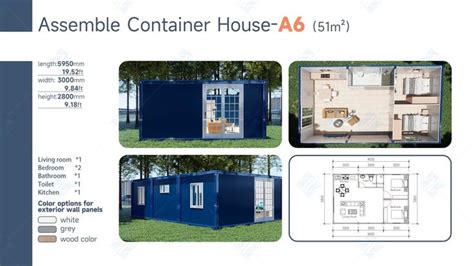 Prefab Modular Fast Assembly Container House Bhk