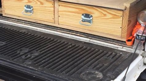 Diy Truck Bed Storage Box : Homemade Truck Bed Drawers Youtube - Just ...