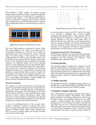 Wavelet Transform Based On Qrs Detection Using Diodic Algorithm PDF