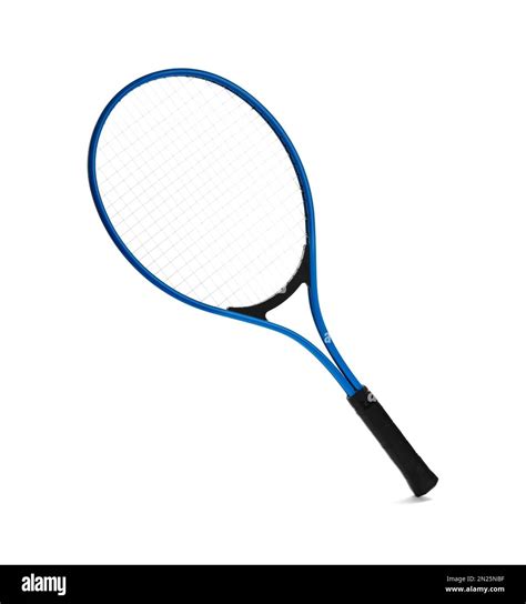 Tennis Racket Isolated On White Sports Equipment Stock Photo Alamy