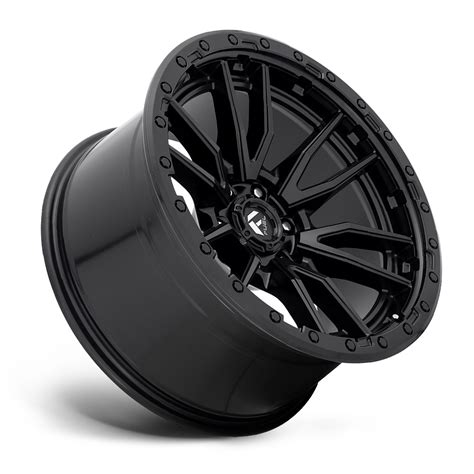 Fuel Wheels Rebel D Matte Black Rim Wheel Size X