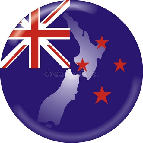 New Zealand Map And Flag Stock Vector Illustration Of Symbol 2311717