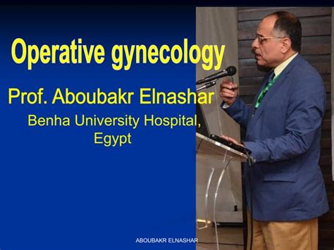 Operative Gynecology Ppt