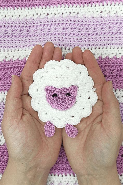 Crochet Lamb Applique Pattern Hopelessly Devoted Crochet