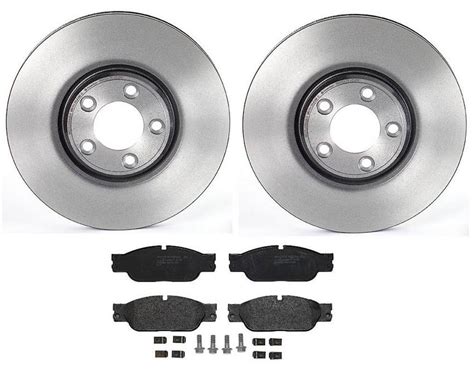 Jaguar Brembo Brakes Kit Pads And Rotors Front 320mm Low Met C2c8354 Brembo 1535460kit