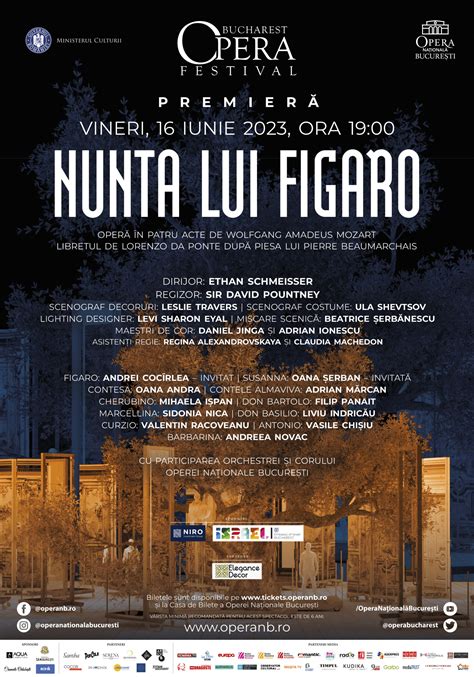 Nunta Lui Figaro Pescuitorii De Perle Cosi Fan Tutte Manon Lescaut