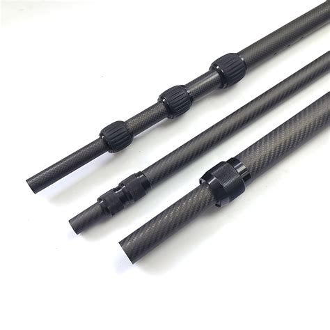 Factory Source Carbon Telescopic Pole Threaded Connector Carbon Fiber