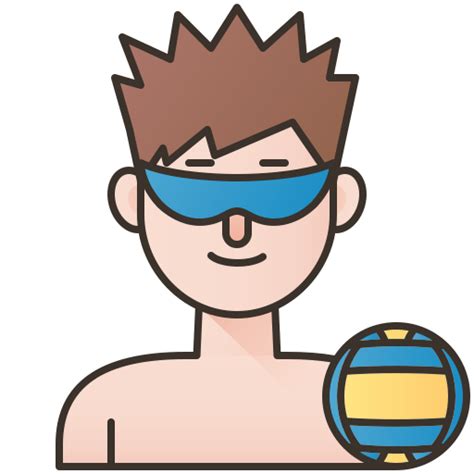 Beach Volleyball Amethys Design Lineal Color Icon