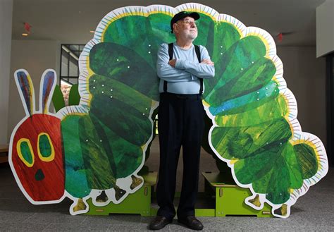 Eric Carle Whose ‘very Hungry Caterpillar Conquered Childrens