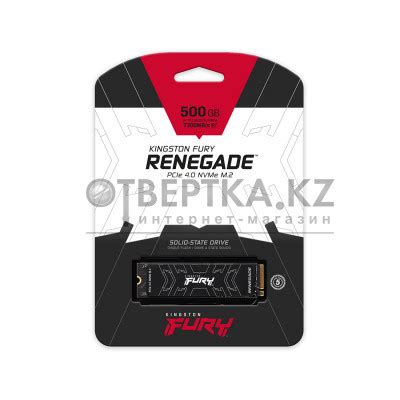 Твердотельный накопитель SSD Kingston FURY Renegade SFYRSK/500G M.2 ...