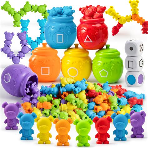 Buy Joyin Rainbow Counting Bears With Matching Sorting Cups Pcs