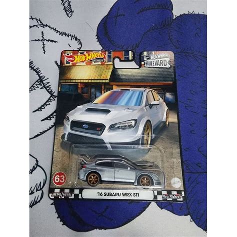 Hot Wheels Subaru WRX STI Boulevard Shopee Malaysia