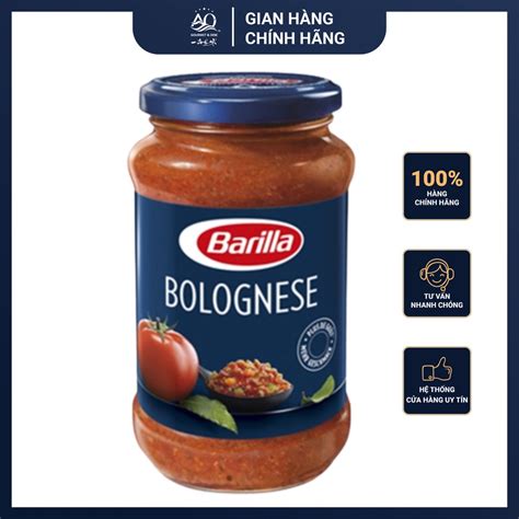 Sốt Mì Ý Cà Chua Thịt Bò Bằm Barilla Bolognese 400g Barilla Bolognese