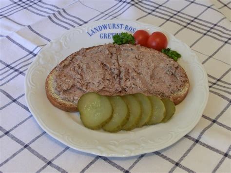 Leberwurst Im Glas Landwurst Rose