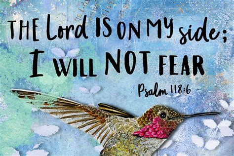 I Will Not Fear Art Print Christian Wall Art Rustic Pretty Etsy