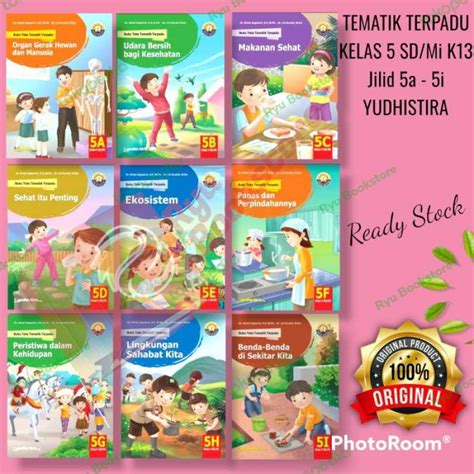 Jual Buku Tematik Terpadu Kelas Sd Mi K Jilid A I Yudhistira