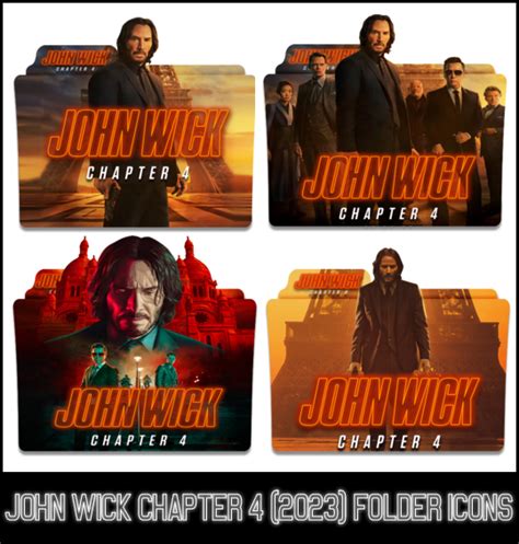 John Wick Chapter Folder Icons By Eslamzewail On Deviantart