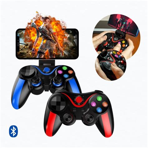 Controle Manete Gamepad Bluetooth Compatível Android Ios Pc Shopee Brasil