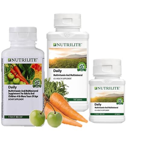 AMWAY Nutrilite Daily Multivitamin 60 Tab 180 Tab Shopee Malaysia