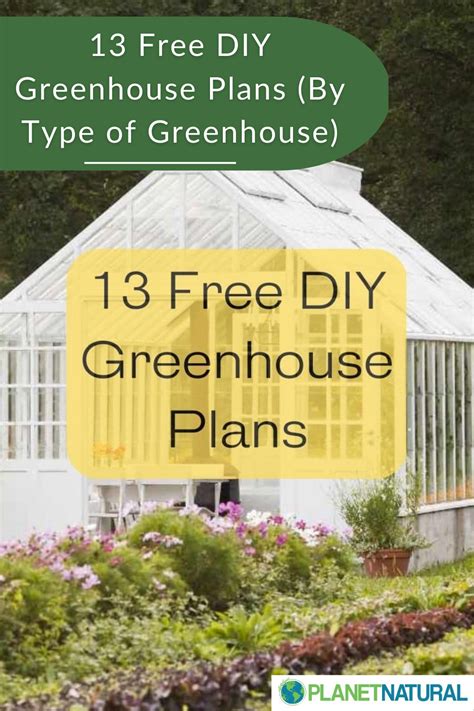 13 Free Diy Greenhouse Plans By Type Of Greenhouse Diy Greenhouse