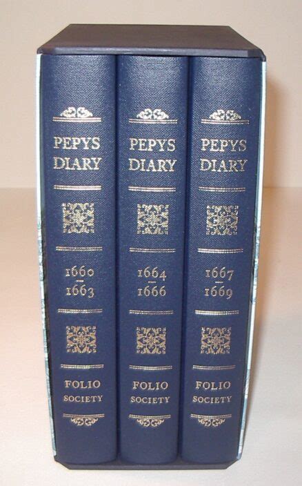 Pepys Diary 1660 1669 Three Volumes Folio Society 1999 Hc Books