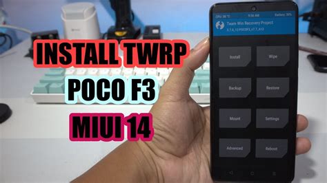 Install Twrp Poco F Miui Android Fix Internal Mb Tips Install