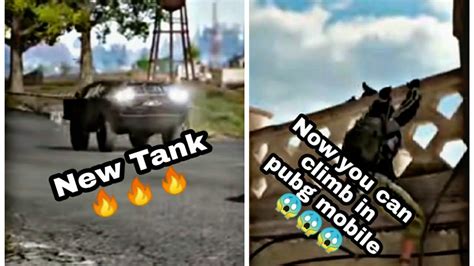 Awesome Updates Of Pubg Mobile With New Tank😱😱😱 And New Features 🔥🔥🔥