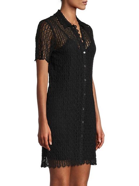 Shop Rebecca Taylor Pina Embroided Shirt Dress Saks Fifth Avenue