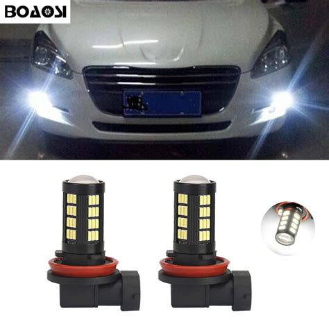 X H H Led Car Lights Led Bulbs Fog Light Driving Lamp For Peugeot