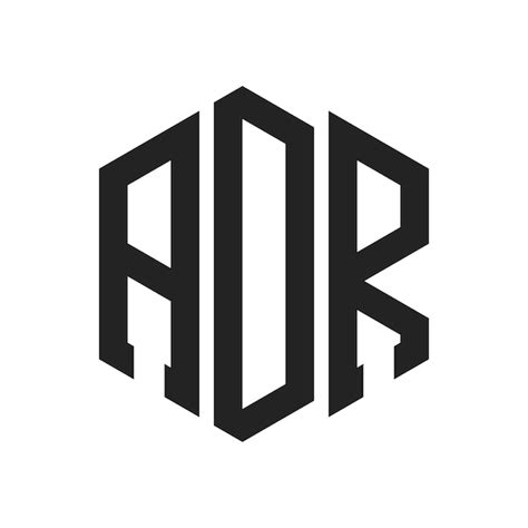 Premium Vector Adr Logo Design Initial Letter Adr Monogram Logo Using