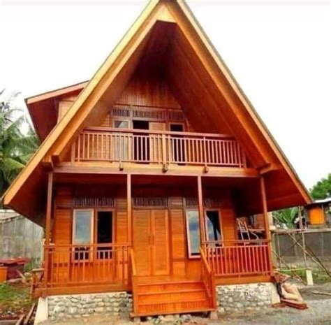 Jual Rumah Kayu Meranti Knockdown Dengan Desain Mewah Free Ongkir