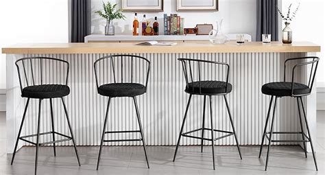 Eugad Tabouret Bar Lot De Chaise De Bar Chaise Haute Cuisine