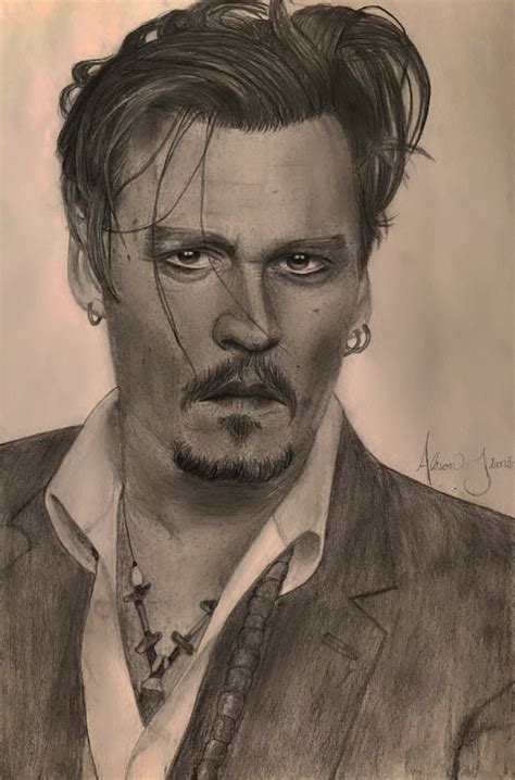 Johnny Depp Johnny Depp Male Sketch Johnny