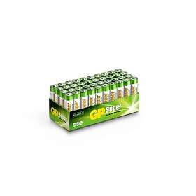 GP Batteries Super Alkaline AAA LR03 40 Pack Au Meilleur Prix