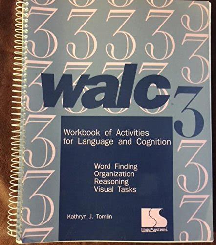 Walc Workbook Of Activities For Language And Cognition Walc Linda