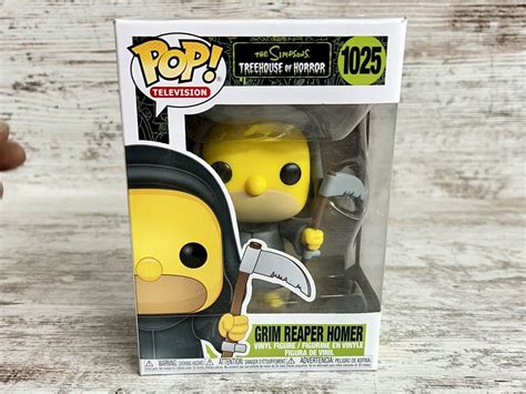 Funko Pop Vinyl The Simpsons Treehouse Of Horror Grim Reaper Homer