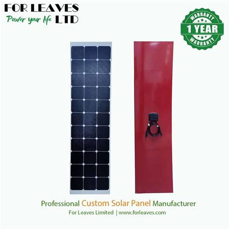 W V Etfe Semi Flexible Solar Panel With Sunpower Solar Cell