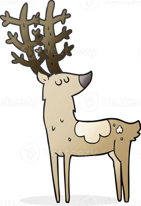 Hand Drawn Cartoon Stag 41005770 Png