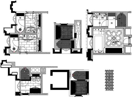 Download Bathroom Plan CAD File - Cadbull