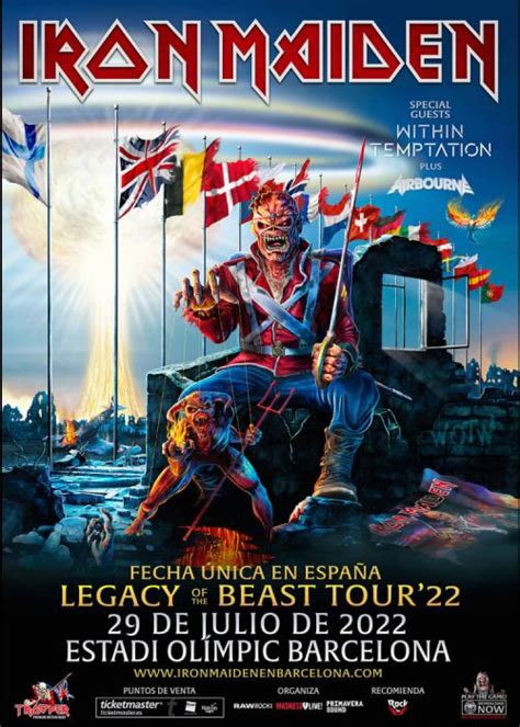 Concierto De Iron Maiden En Barcelona Comprar Entradas