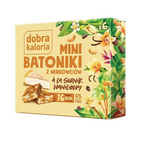 Mini batoniki z nerkowców ALA sernik waniliowy Dob 13859333588 Allegro pl