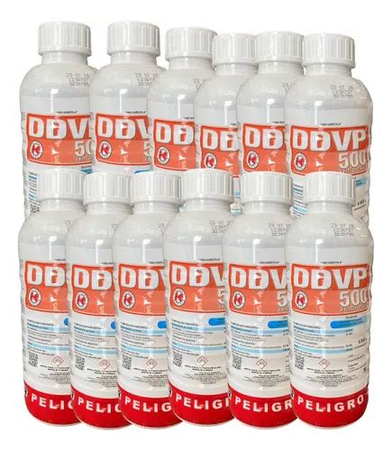 Ddvp 500 Agricola Gorgojo Palomilla 12 Piezas De 950 Ml C U Meses Sin