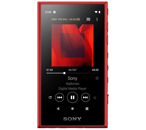 Sony Walkman Nw A Touchscreen Mp Player Gb Red Red Currys