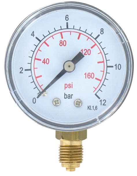 Manomètre radial pour pompe mesure pression eau filetage 8x13mm CAP