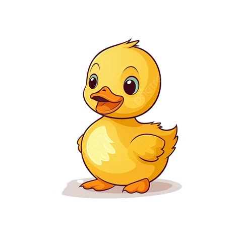 Ilustración De Patito En Estilo Minimalista PNG dibujos Bebé Dibujos