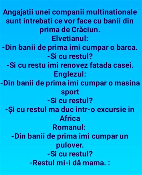 Bancul De Marți Dimineață Ce Fac Corporatiștii Cu Prima De Crăciun